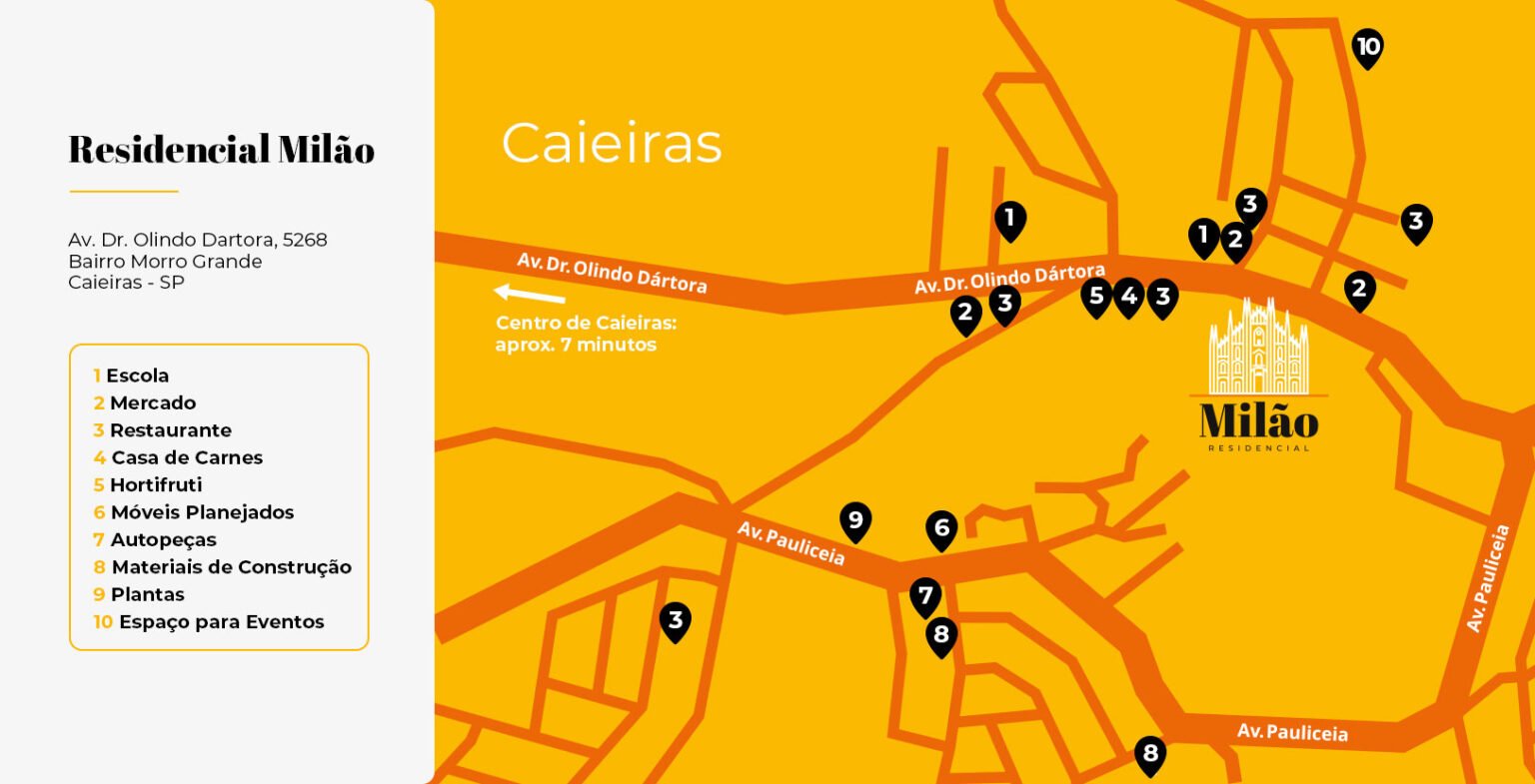 localização residencial milão